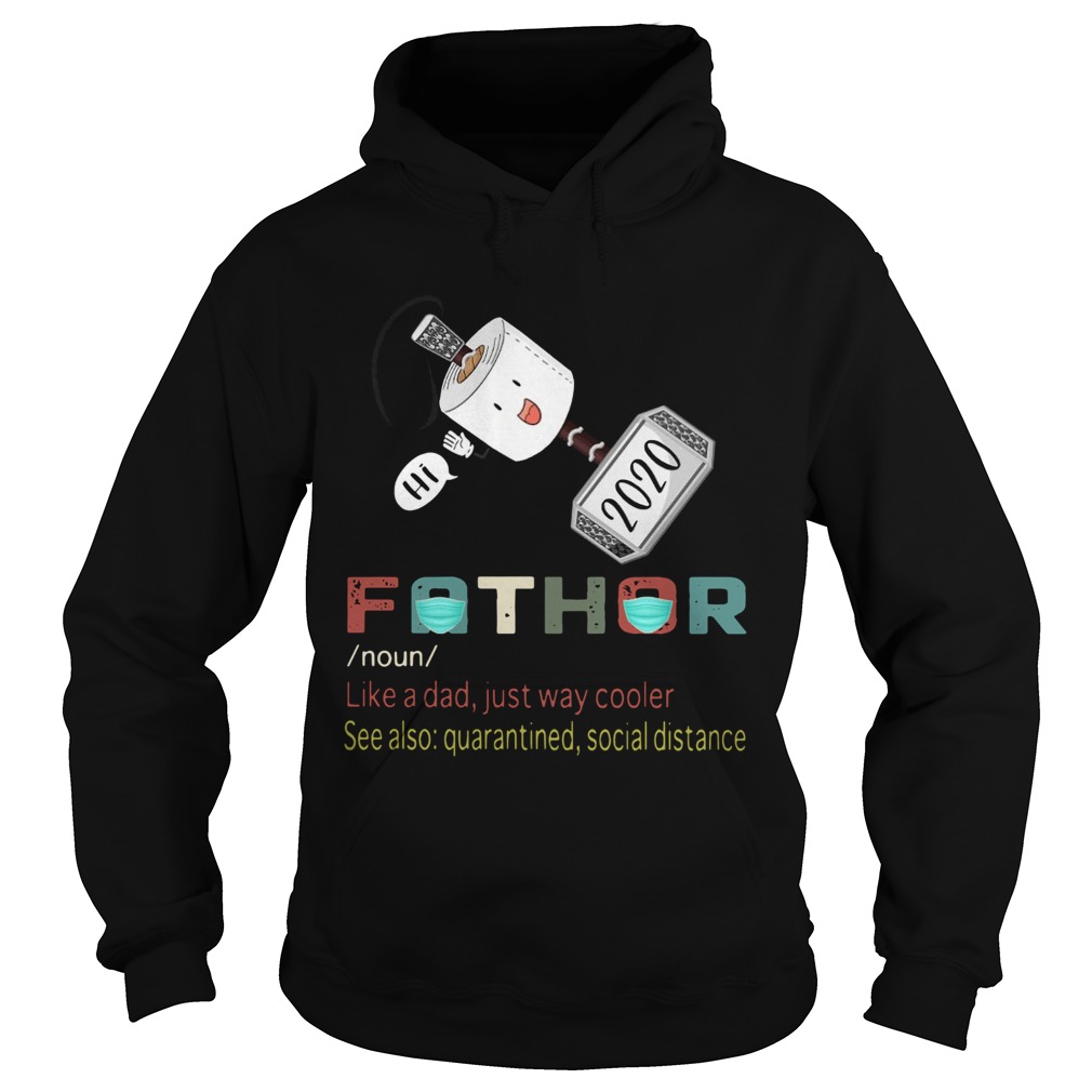 Hi Paper Fathor Like A Dad Just Way Cooler  Hoodie