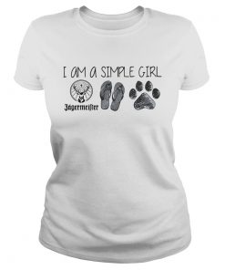 I Am A Simple Girl Jagermeister Flop And Paw  Classic Ladies