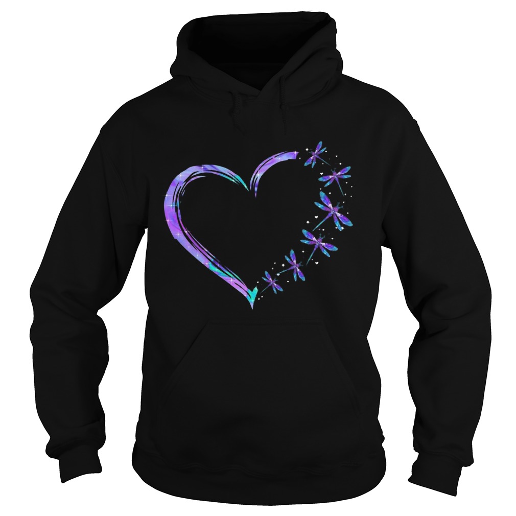 I Love Heart Dragonfly Hoodie