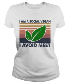 I am a social vegan I avoid meet vintage  Classic Ladies