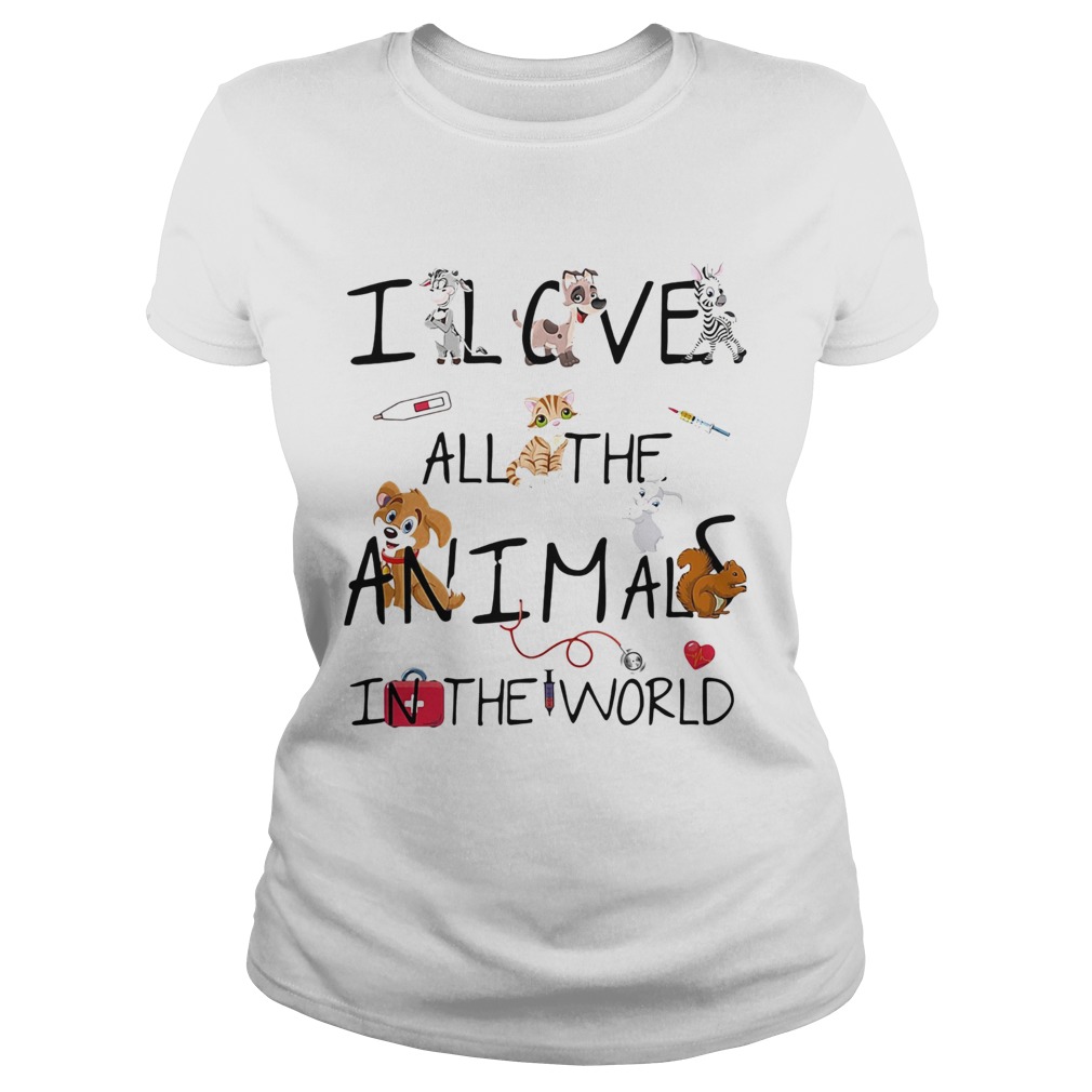I love all the animals in the world  Classic Ladies