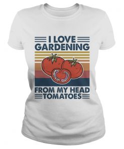 I love gardening from my head tomatoes vintage  Classic Ladies