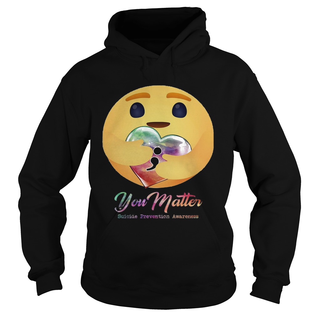 Icon hug heart you matter suicide prevention awareness  Hoodie