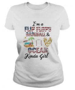Im a flip flop baseball and ocean kinda girl  Classic Ladies