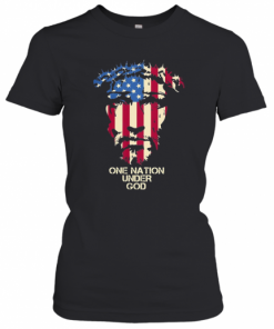 Independence Day Jesus One Nation Under God T-Shirt Classic Women's T-shirt