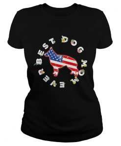 Independence Day flower everbest dog mom  Classic Ladies