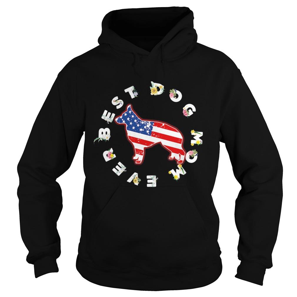 Independence Day flower everbest dog mom  Hoodie