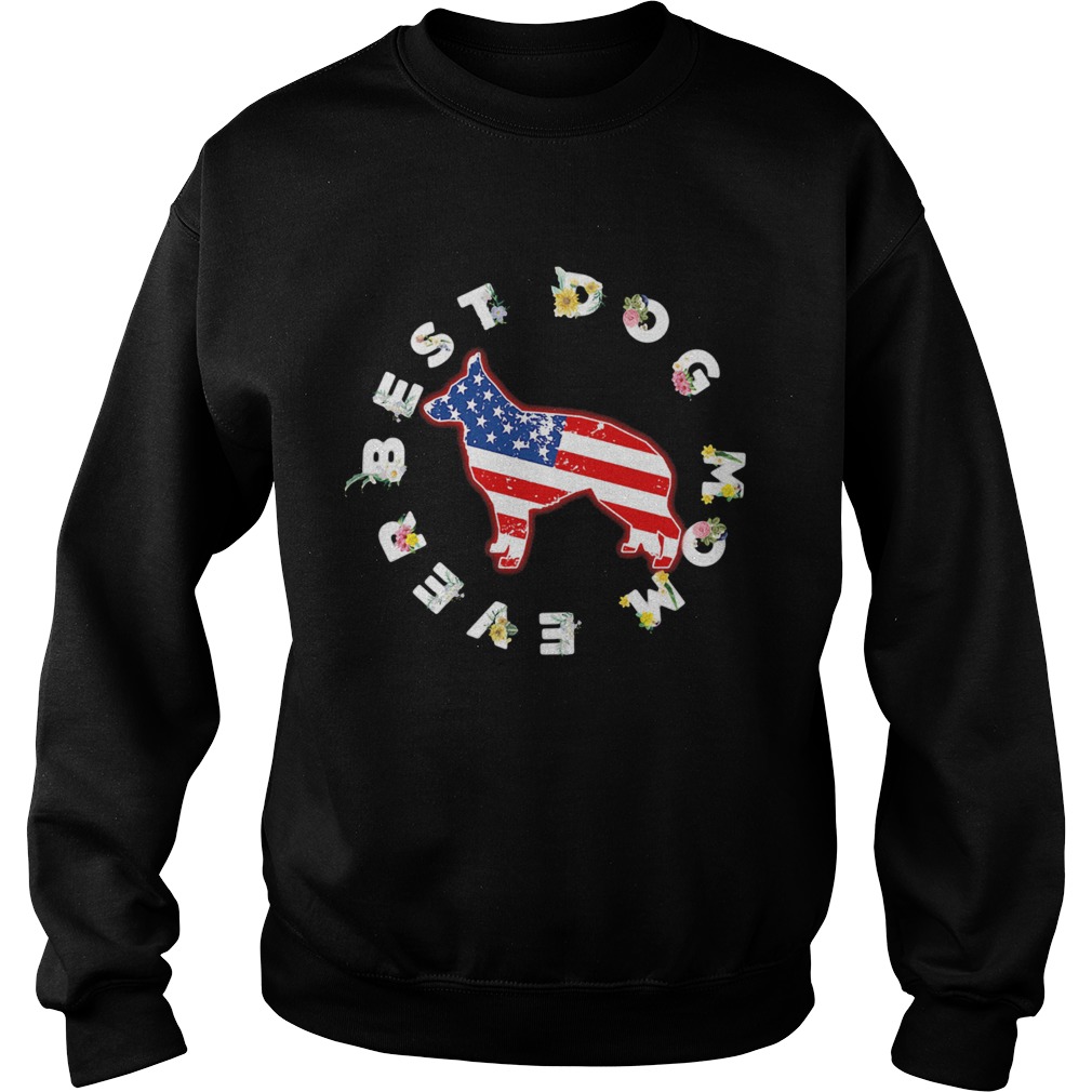 Independence Day flower everbest dog mom  Sweatshirt