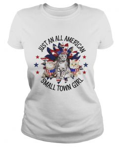 Independence Day just an all american small town girl cats  Classic Ladies