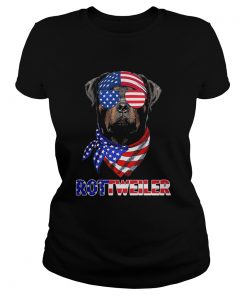 Independence Day rottweiler glasses america  Classic Ladies