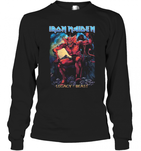 Iron Maiden Legacy Of The Beast Light T-Shirt Long Sleeved T-shirt 