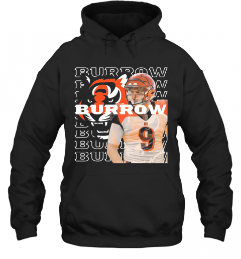 Joe Burrow Cincinnati Bengals 9 T-Shirt Unisex Hoodie