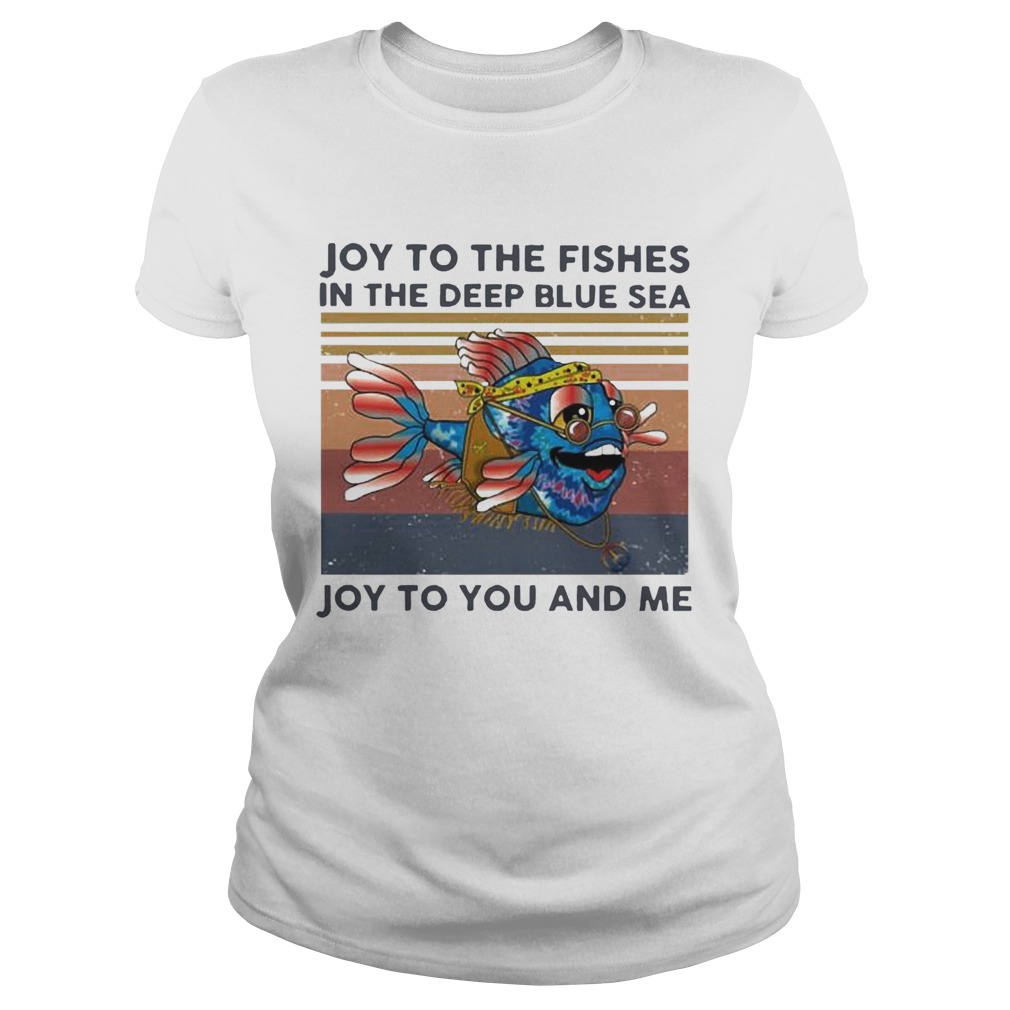 Joy To The Fishes In The Deep Blue Sea Joy To You And Me Vintage Classic Ladies