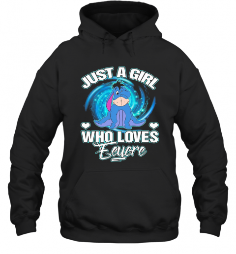 Just A Girl Who Loves Eeyore Heart T-Shirt Unisex Hoodie