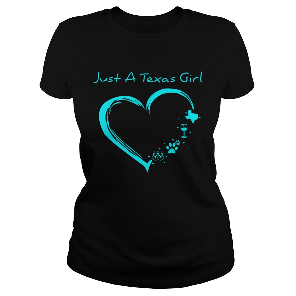 Just A Texas Girl Heart  Classic Ladies