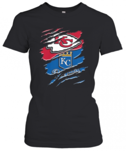 Kansas City Chiefs And Kansas City Royals Football T-Shirt Classic Women's T-shirt