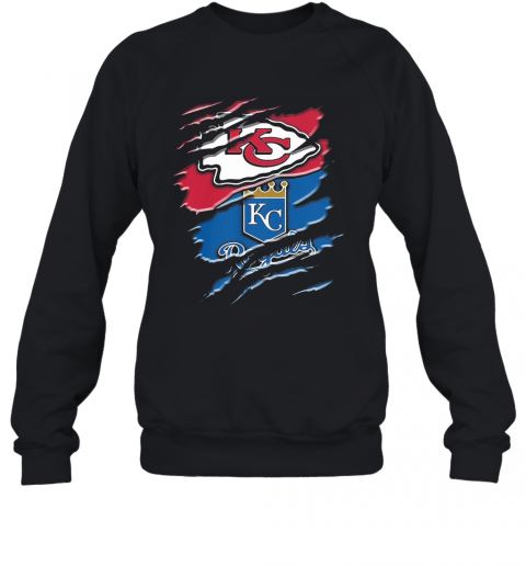 Kansas City Chiefs And Kansas City Royals Football T-Shirt Unisex Sweatshirt
