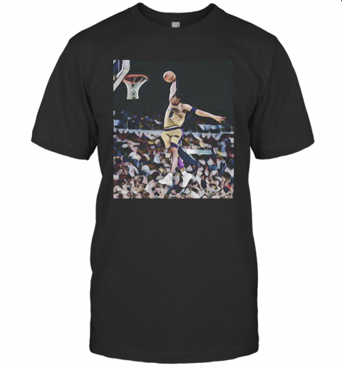 Kobe Bryant Playing Basketball Los Angeles Lakers Team T-Shirt