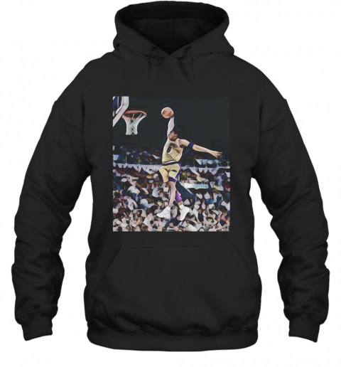 Kobe Bryant Playing Basketball Los Angeles Lakers Team T-Shirt Unisex Hoodie