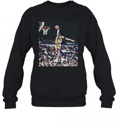 Kobe Bryant Playing Basketball Los Angeles Lakers Team T-Shirt Unisex Sweatshirt