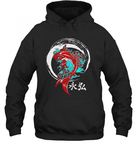 Koi Circle Japanese T-Shirt Unisex Hoodie