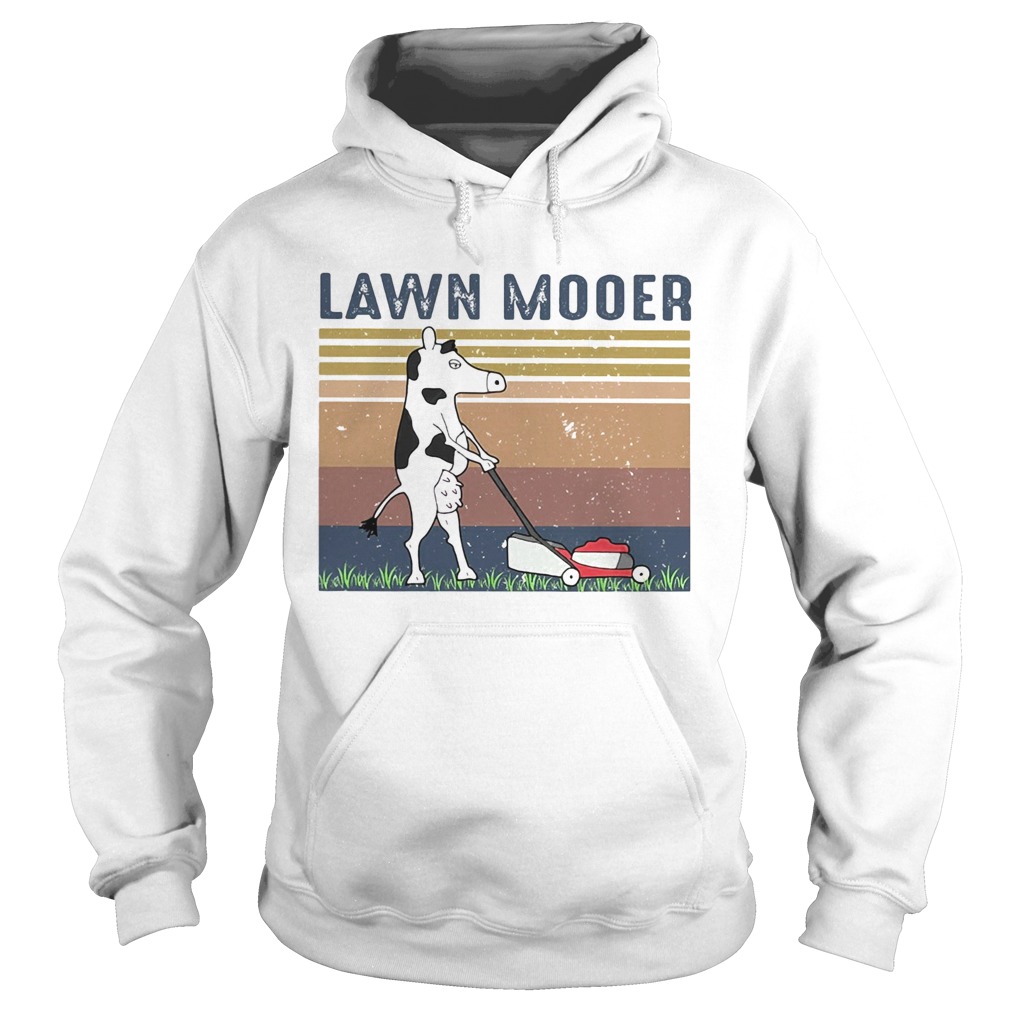 Lawn mooer cow vintage  Hoodie