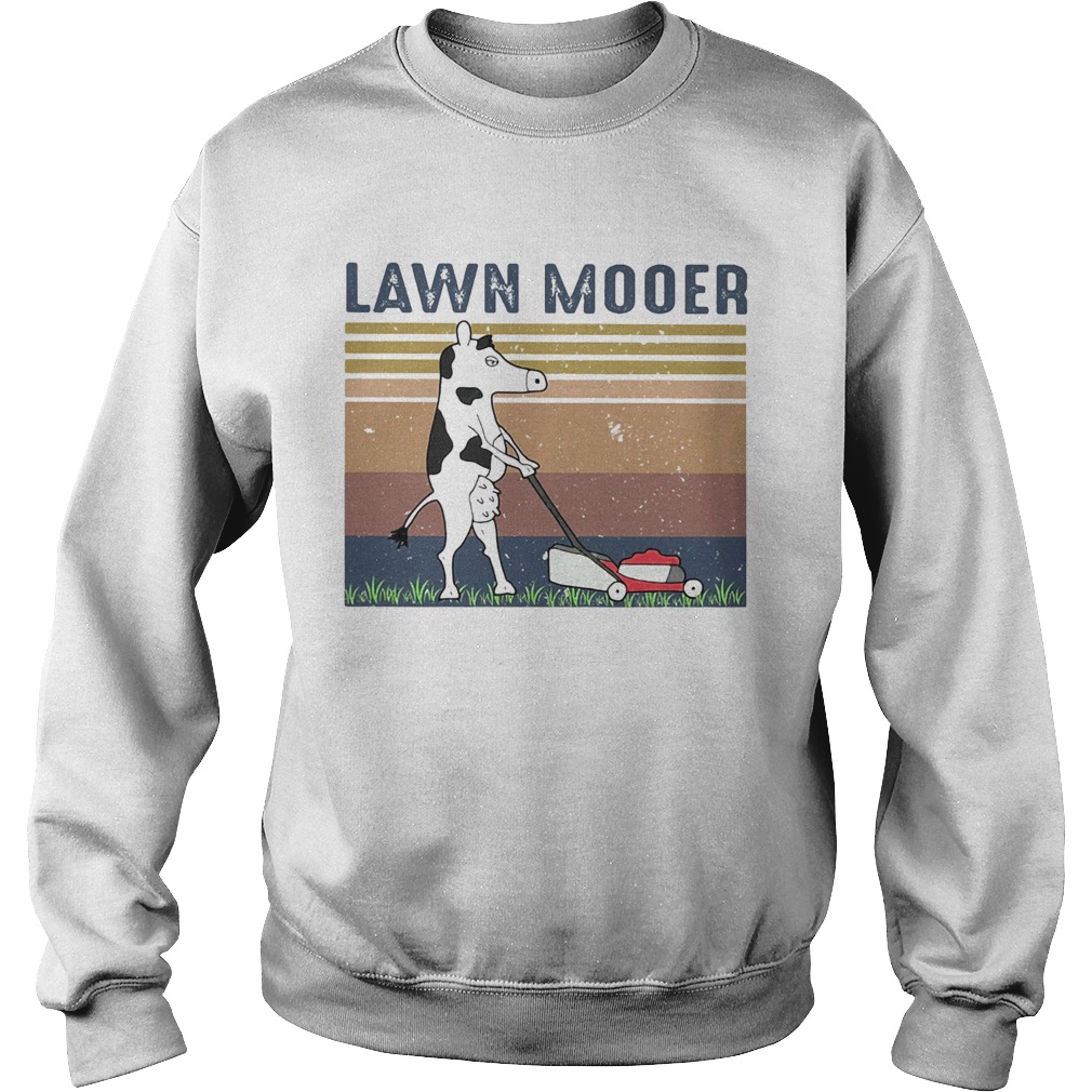 Lawn mooer cow vintage  Sweatshirt