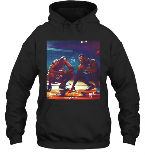 Lebron James And Kobe Bryant Signatures T-Shirt Unisex Hoodie