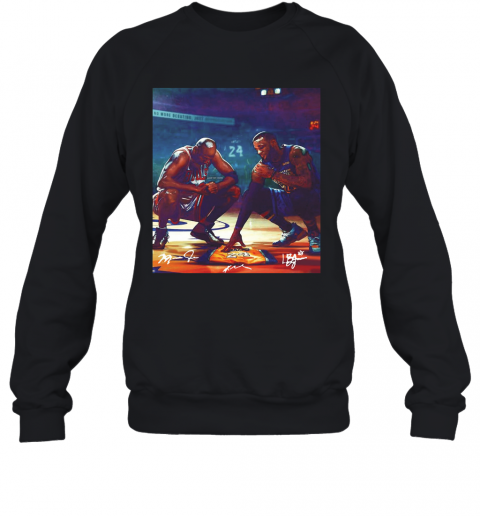Lebron James And Kobe Bryant Signatures T-Shirt Unisex Sweatshirt