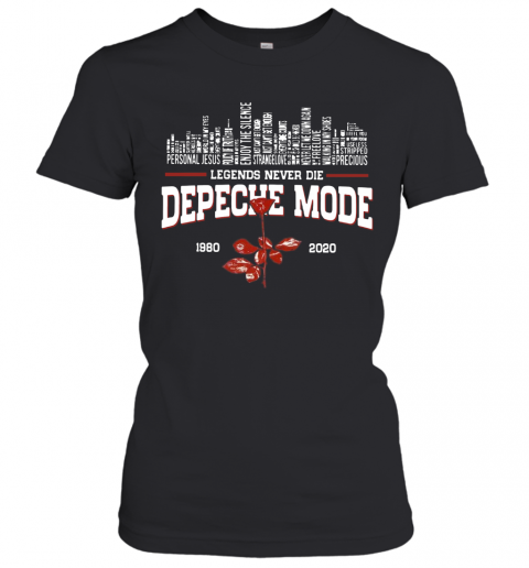 Legends Never Die Depeche Mode 1980 2020 T-Shirt Classic Women's T-shirt