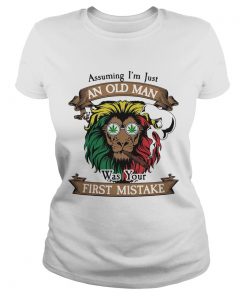 Lion smoking assuming Im just an old lady was your first mistake vintage  Classic Ladies