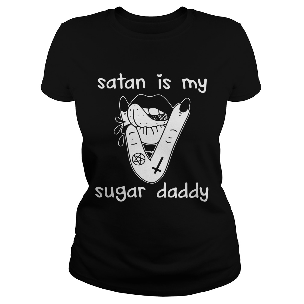 Lips Satan Is My Sugar Daddy  Classic Ladies