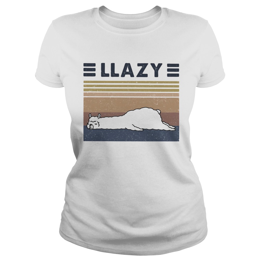 Llama llazy vintage  Classic Ladies