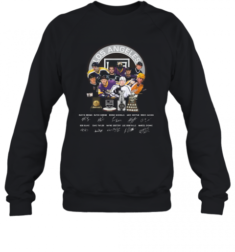Los Angeles Kings Hockey Team Players Signatures T-Shirt Unisex Sweatshirt