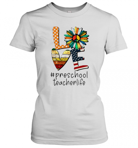 Love #Kindergarten Teacherlife T-Shirt Classic Women's T-shirt