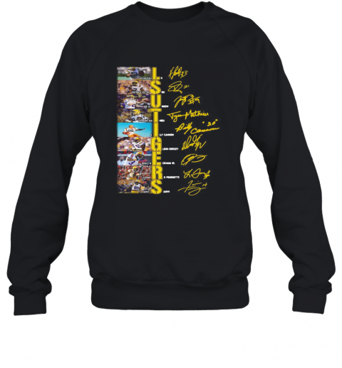 Lsu Tigers Football Team Players Signatures T-Shirt Unisex Sweatshirt