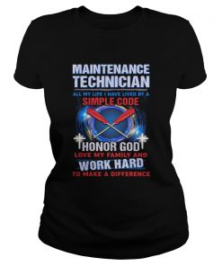Maintenance technician all my life I have lived by a simple code  Classic Ladies