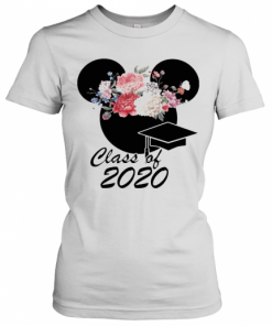 Mickey Flower Class Of 2020 T-Shirt Classic Women's T-shirt