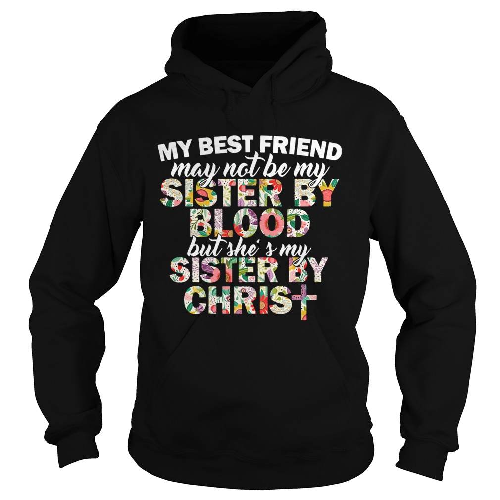 My best friend may not be my sister by blood but shes my sister by christ  Hoodie