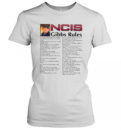 NCIS Gibbs Rules All Song T-Shirt Classic Women's T-shirt