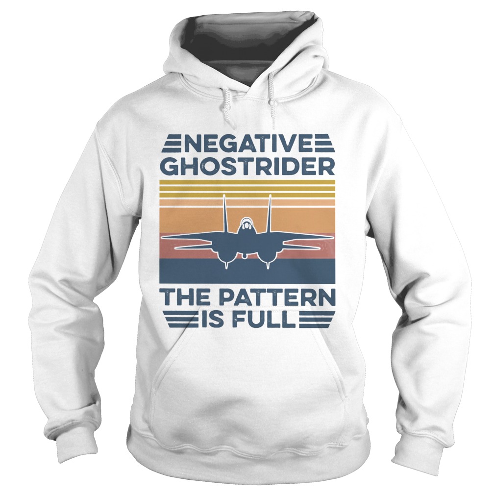 Negative Ghostrider The Pattern Is Full Vintage  Hoodie