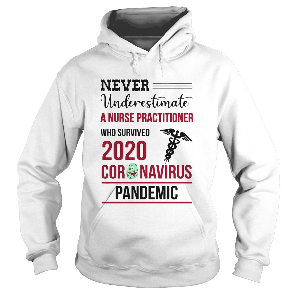 Never underestimate a nurse practitioner who survived 2020 coronavirus pandemic  Hoodie