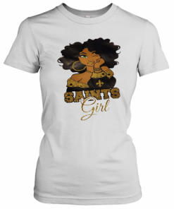New orleans saints football black girl  T-Shirt Classic Women's T-shirt