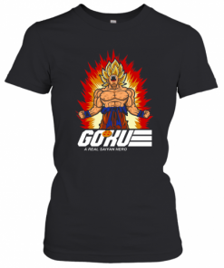 Nice Goku A Real Saiyan Hero  T-Shirt Classic Women's T-shirt