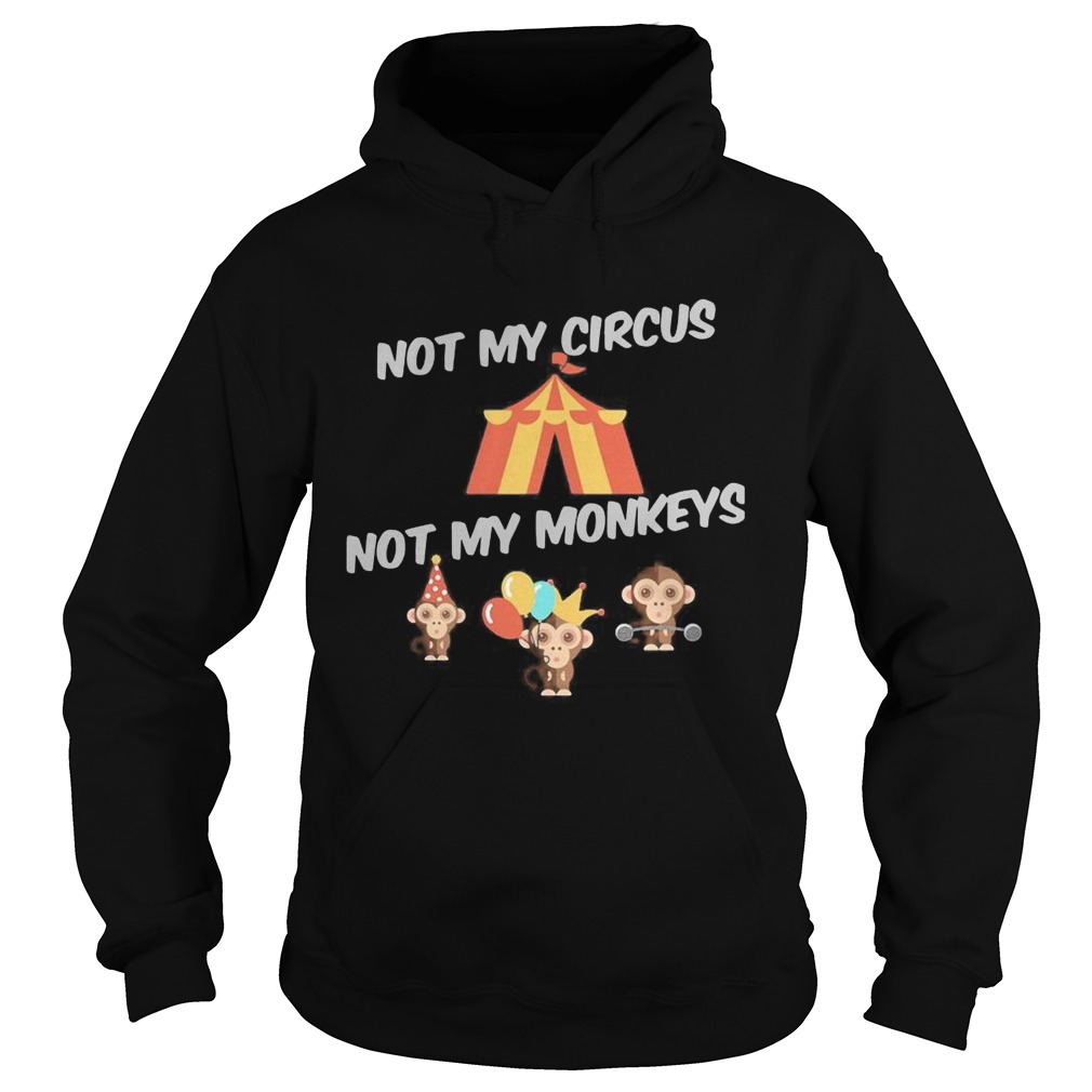 Not My Circus Not My Monkeys Hoodie