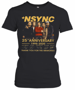 Nsync 25Th Anniversary 1995 2020 Thank You For The Memories T-Shirt Classic Women's T-shirt