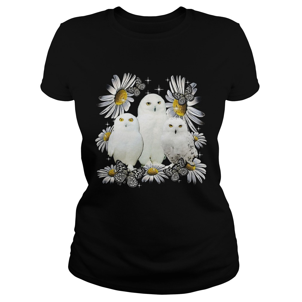 Owls And Flower  Classic Ladies