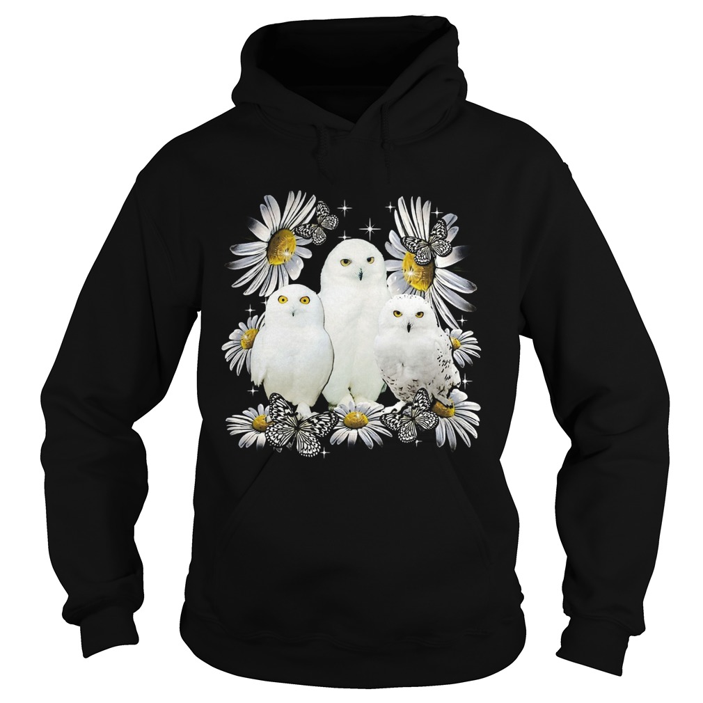 Owls And Flower  Hoodie