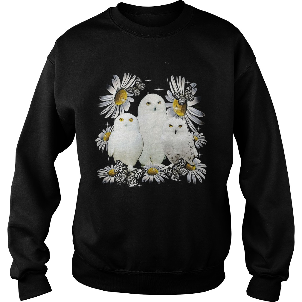 Owls And Flower  Sweatshirt
