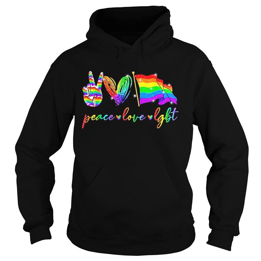 Peace Love Lgbt Hoodie